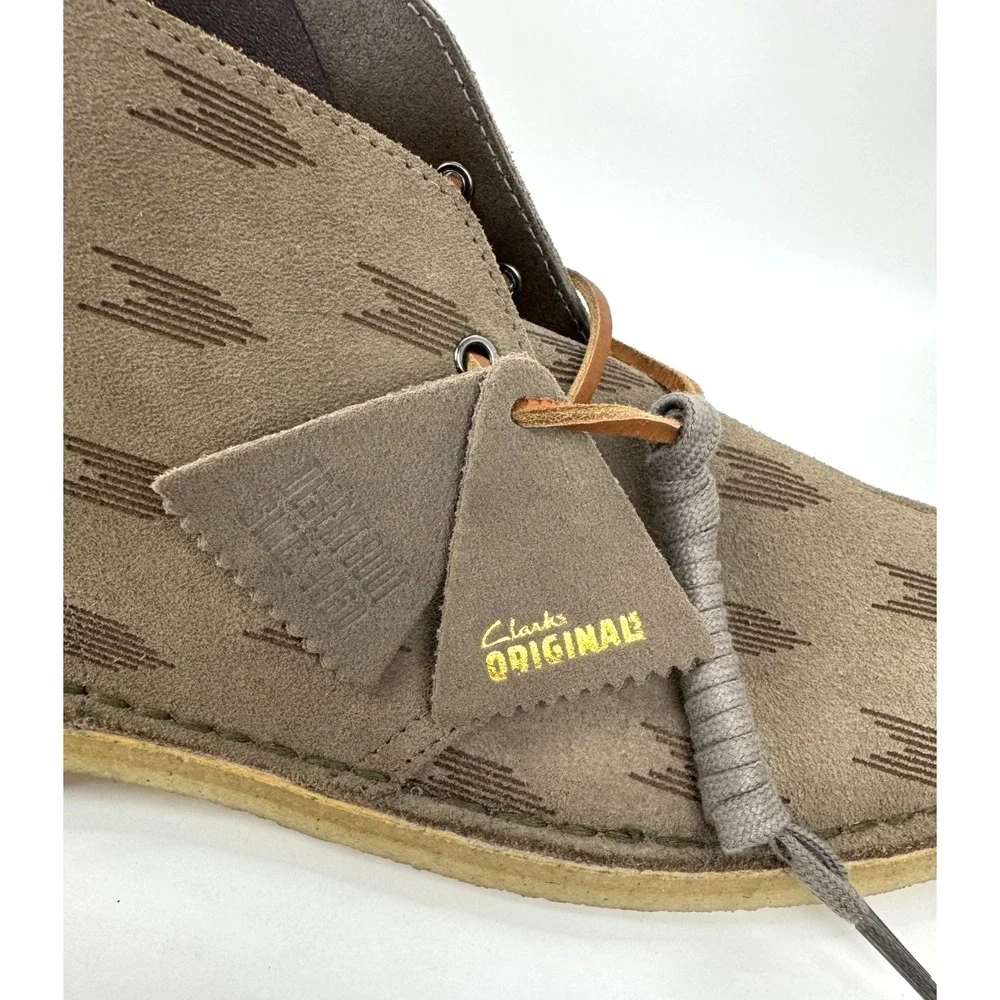Clarks Original's Desert Boot Charles F. Stead Grey Suede Mens Sz 11.5 26165992